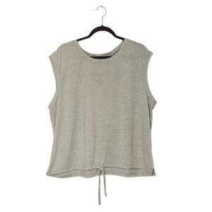 🐳 Shambhala Casual Gray Women's Top, Size XXL